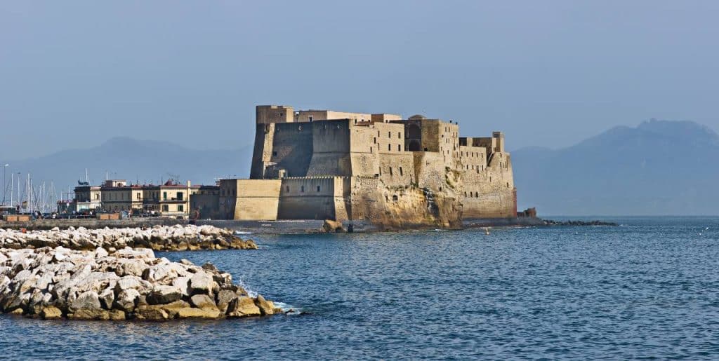 Castel dell'Ovo in Naples, southern Italy